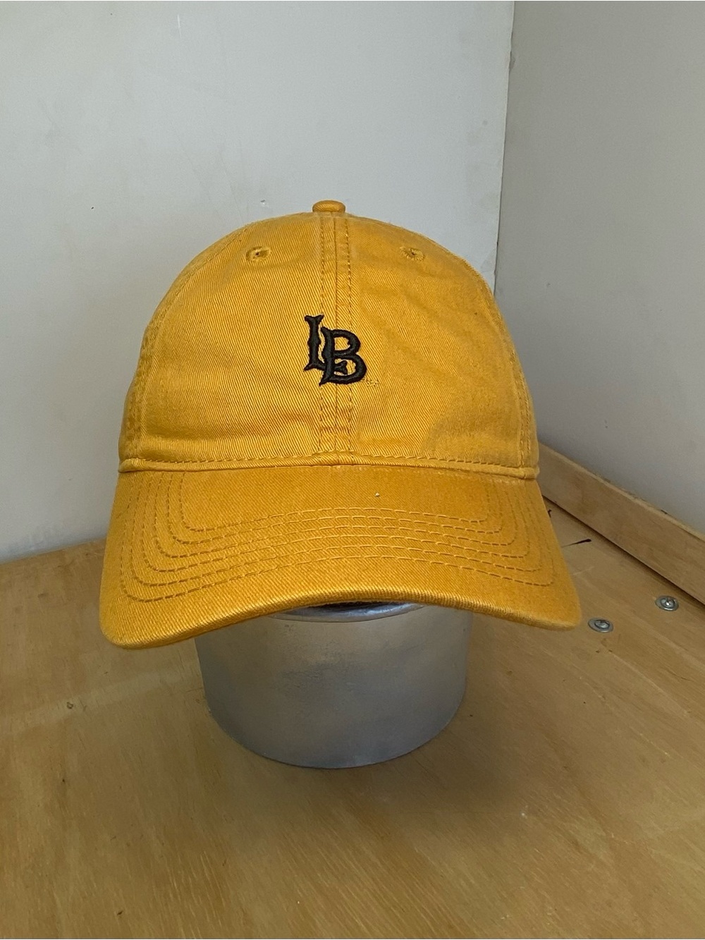 Legacy Long Beach State (CSULB) Embroidered Dad Hat Cap - Mustard Yellow